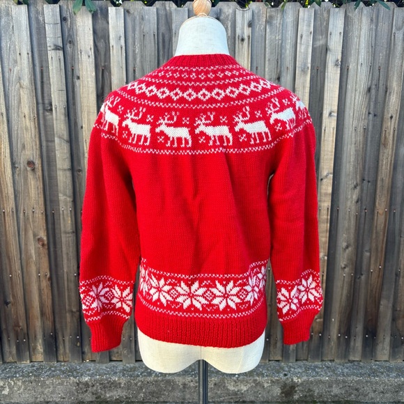 Fair Isle/Nordic Christmas Cardigan - Picture 3 of 4